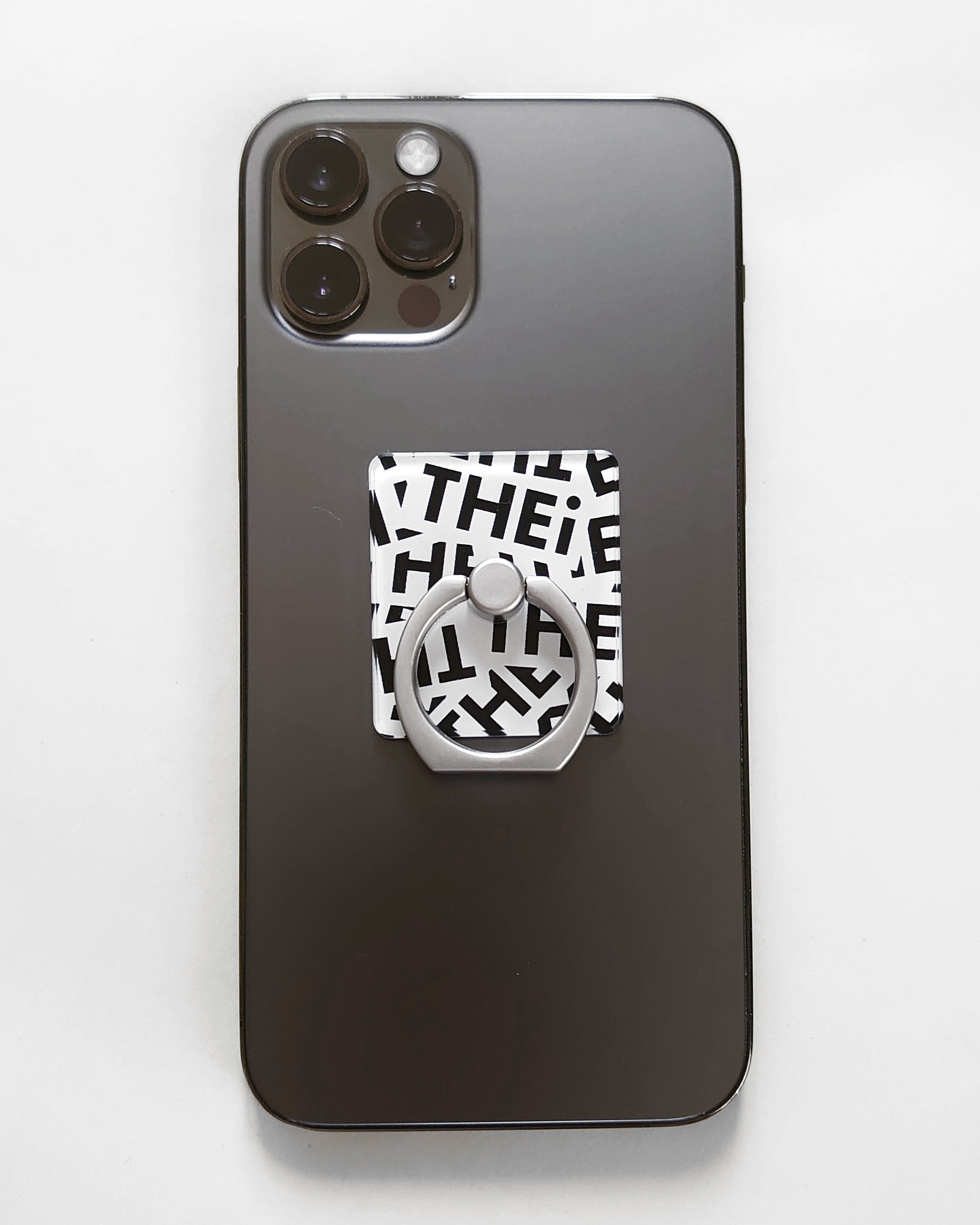Mix Box Smartphone Ring - White