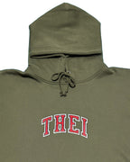 College-Type2 Sweat Hoodie - Military Green