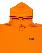 Basic One Point Sweat Hoodie - Orange