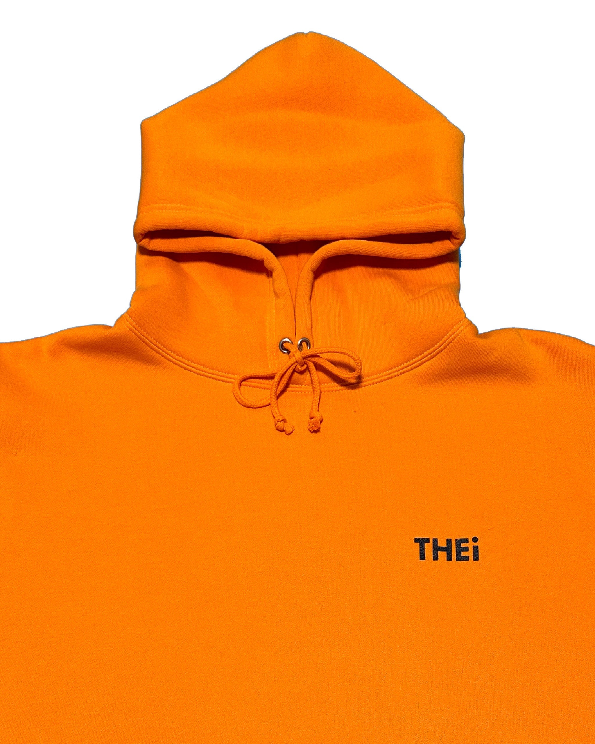 Basic One Point Sweat Hoodie - Orange