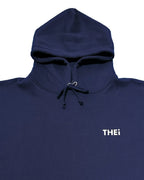 Basic One Point Sweat Hoodie - Navy