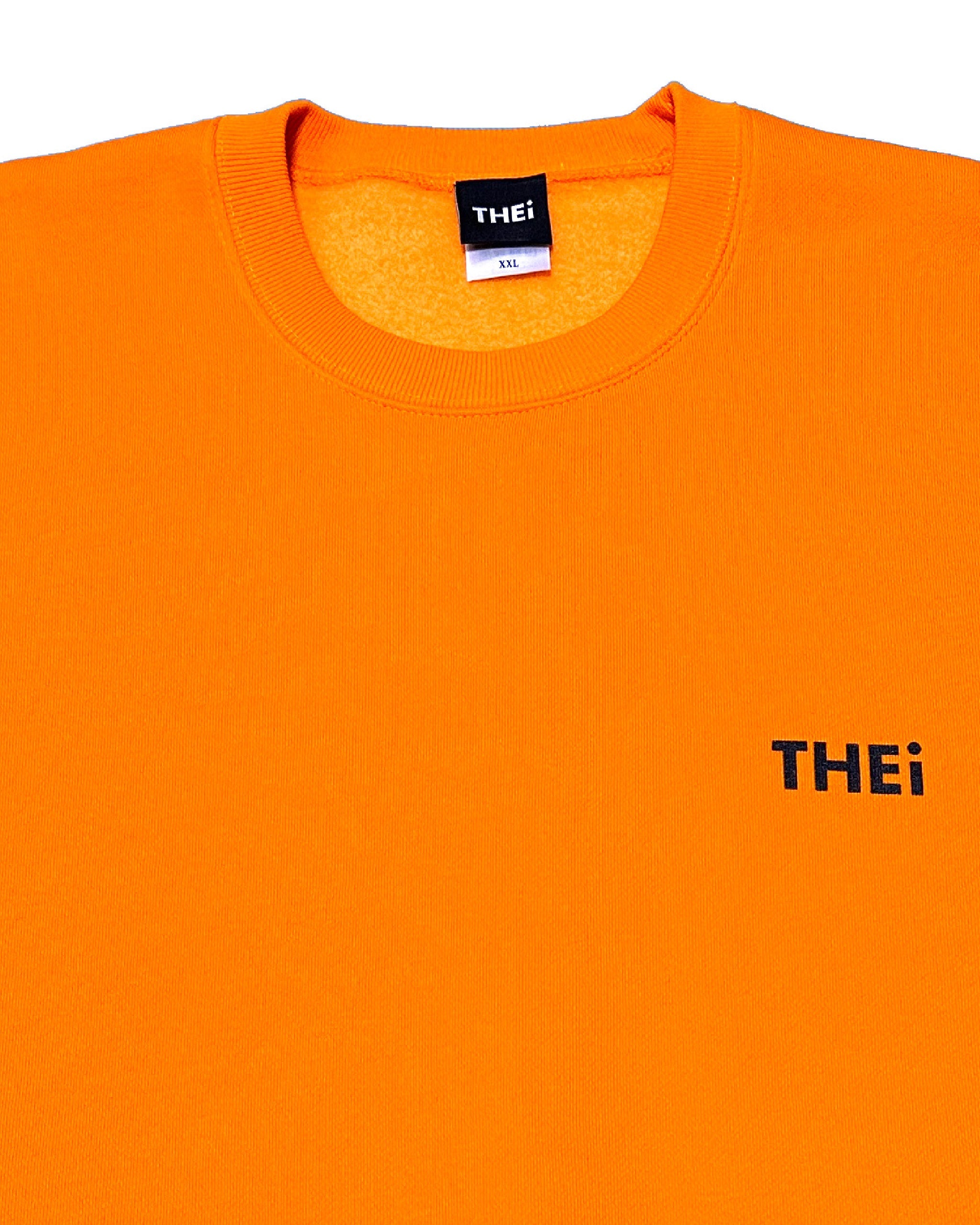 Basic One Point Sweat Shirt - Orange