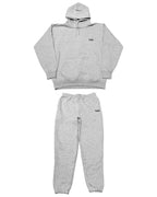 Basic One Point HW Sweat Hoodie & Pants Setup - Gray
