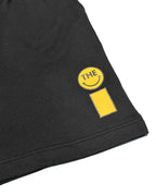 Smiley Relax Sweat Tee & Shorts Setup - Black