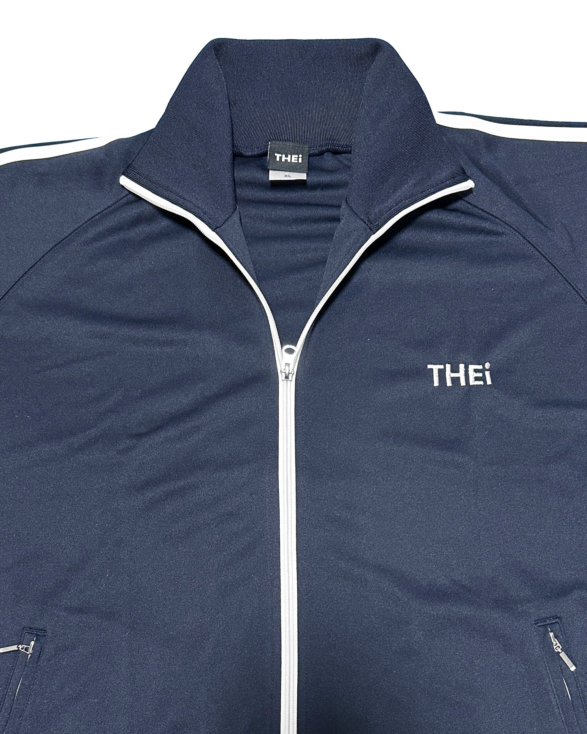 Basic One Point Track JKT - Navy / White