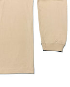 Basic One Point L/S Tee - Beige