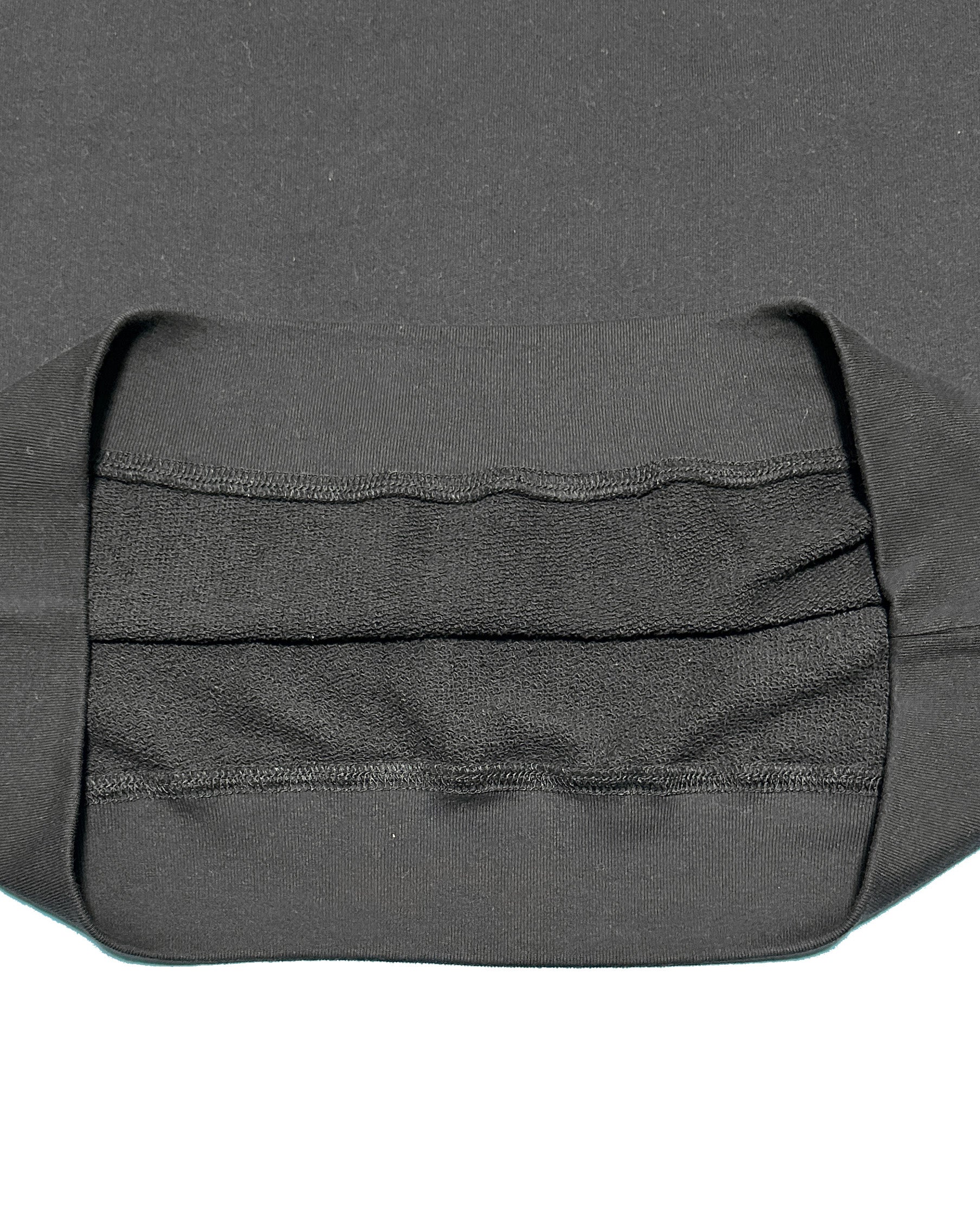 Basic One Point Relax Sweat Tee & Shorts Setup - Black