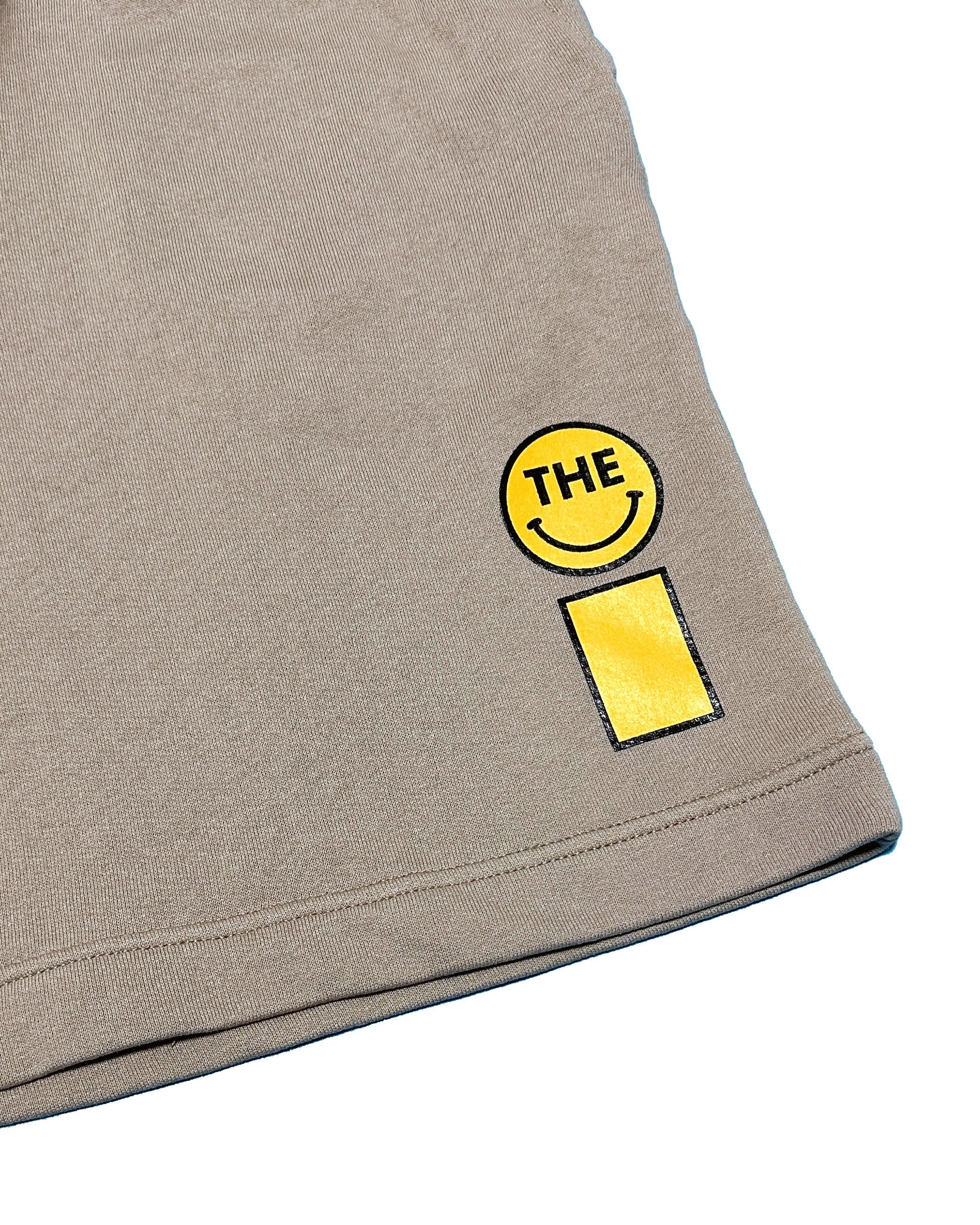 Smiley Relax Sweat Shorts - Smokey Beige
