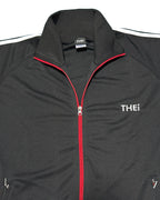 Basic One Point Track JKT - Black / Red / White