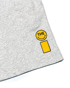 Smiley Relax Sweat Tee & Shorts Setup - Gray