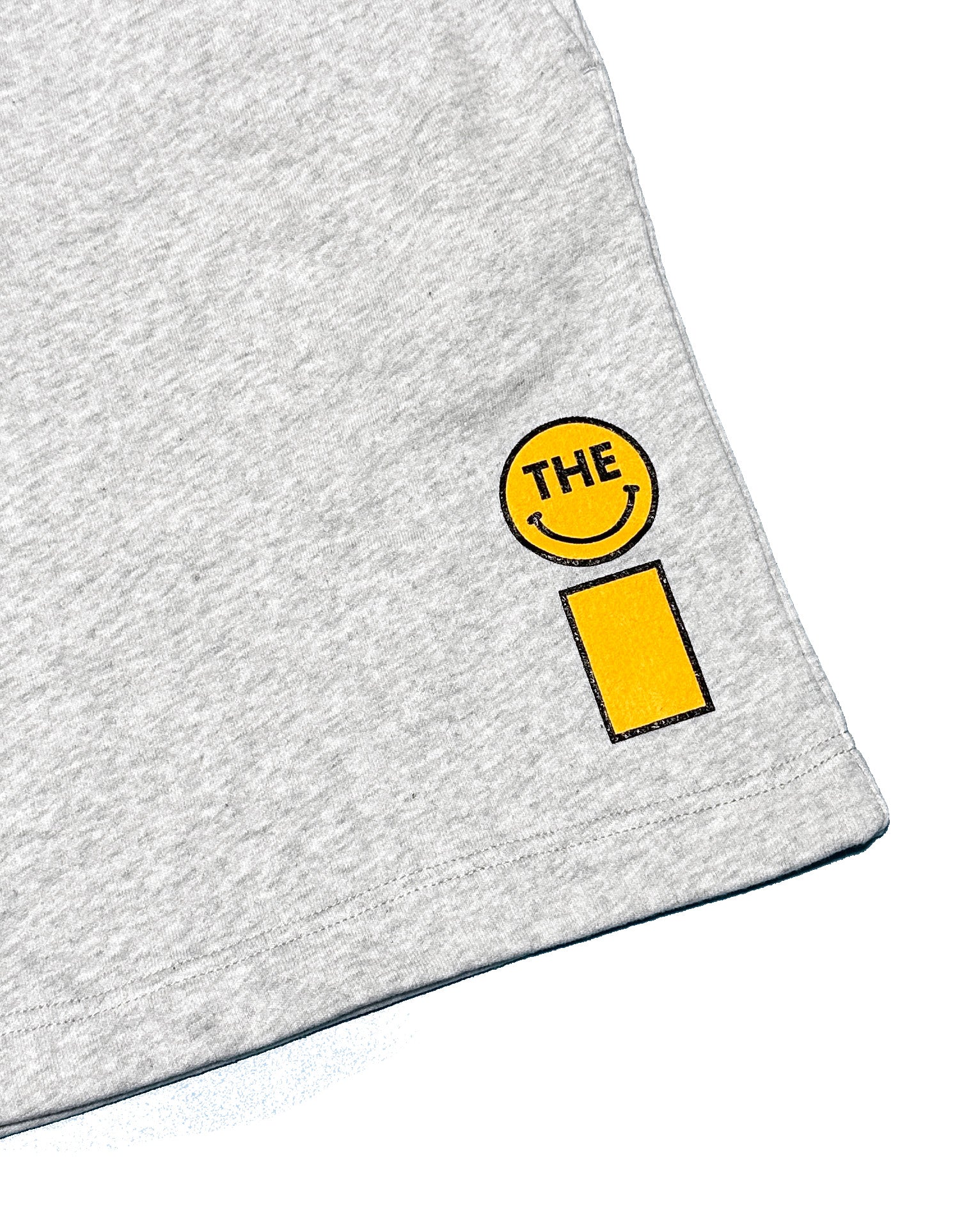 Smiley Relax Sweat Tee & Shorts Setup - Gray