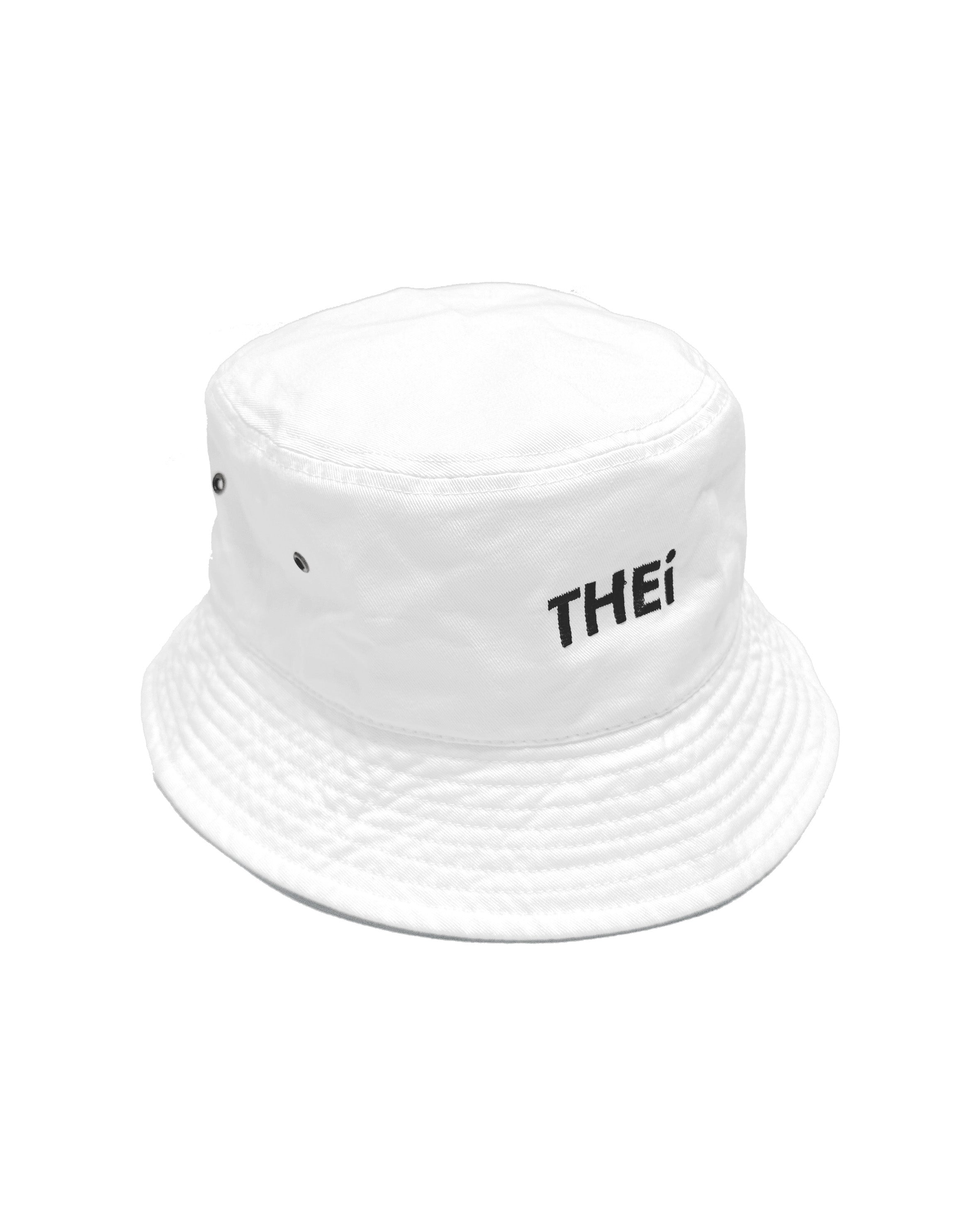 Basic One Point Bucket Hat - White