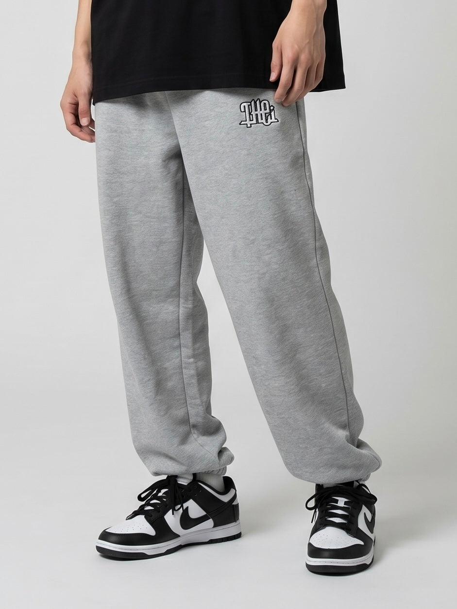 Smiley HW Sweat Hoodie & Pants Setup - Gray