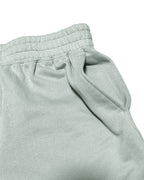 Basic One Point Relax Sweat Tee & Shorts Setup - Acid Green