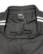 Basic One Point Track Pants - Black / White