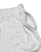 Basic One Point Relax Sweat Tee & Shorts Setup - Gray