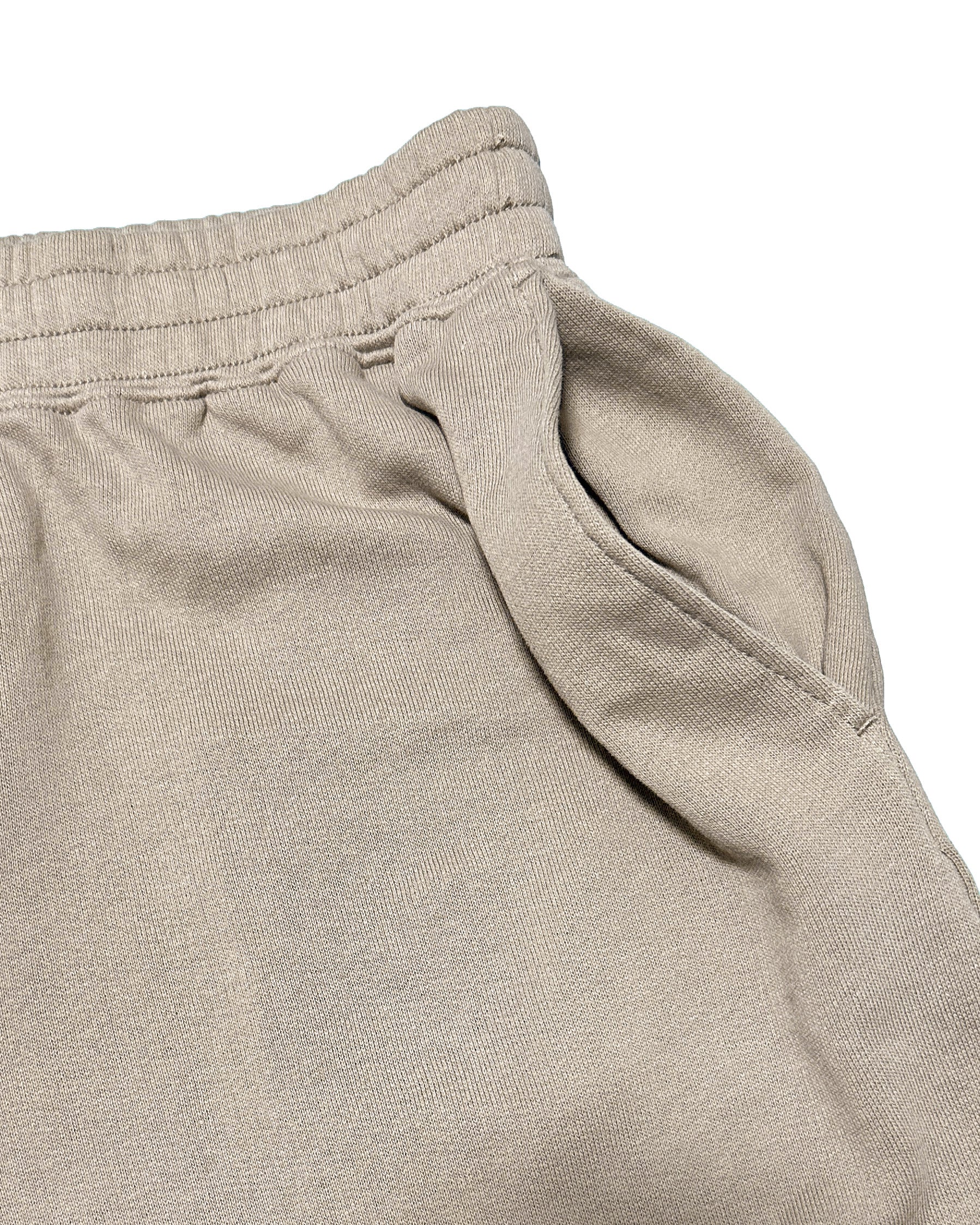 Smiley Relax Sweat Shorts - Smokey Beige