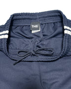 Basic One Point Track Pants - Navy / White