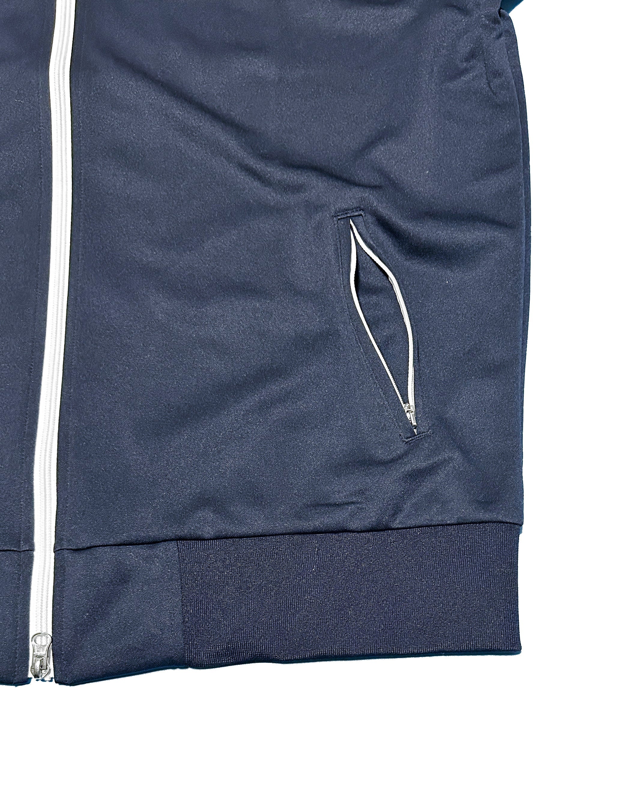Basic One Point Track JKT - Navy / White