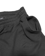 Basic One Point Relax Sweat Shorts - Black