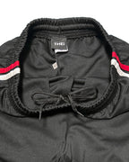 Basic One Point Track JKT & Pants Setup - Black / Red / White