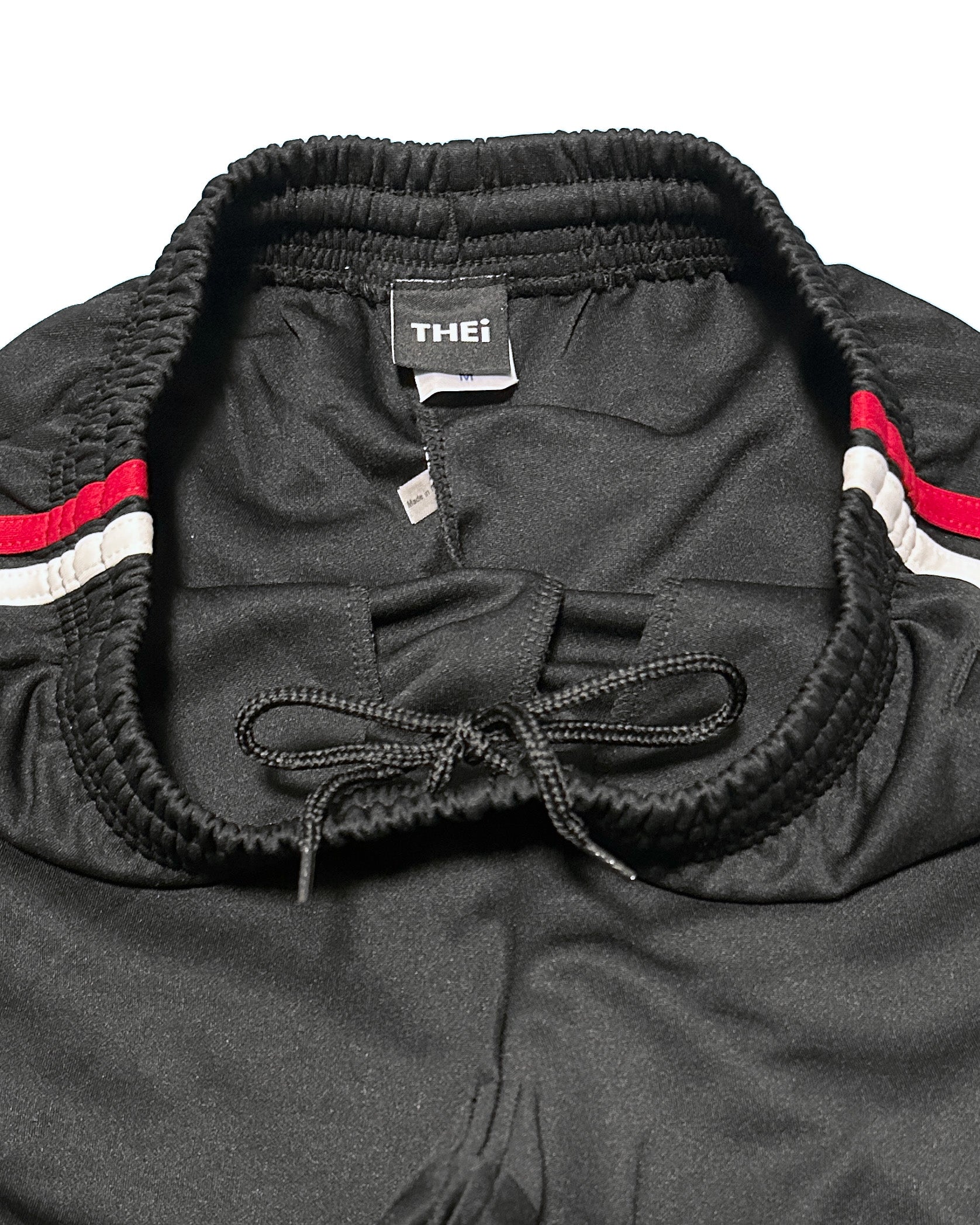 Basic One Point Track JKT & Pants Setup - Black / Red / White