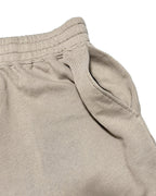 Smiley Relax Sweat Tee & Shorts Setup - Smokey Beige