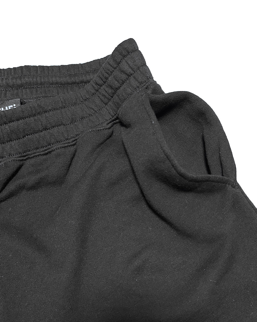 Smiley Relax Sweat Shorts - Black
