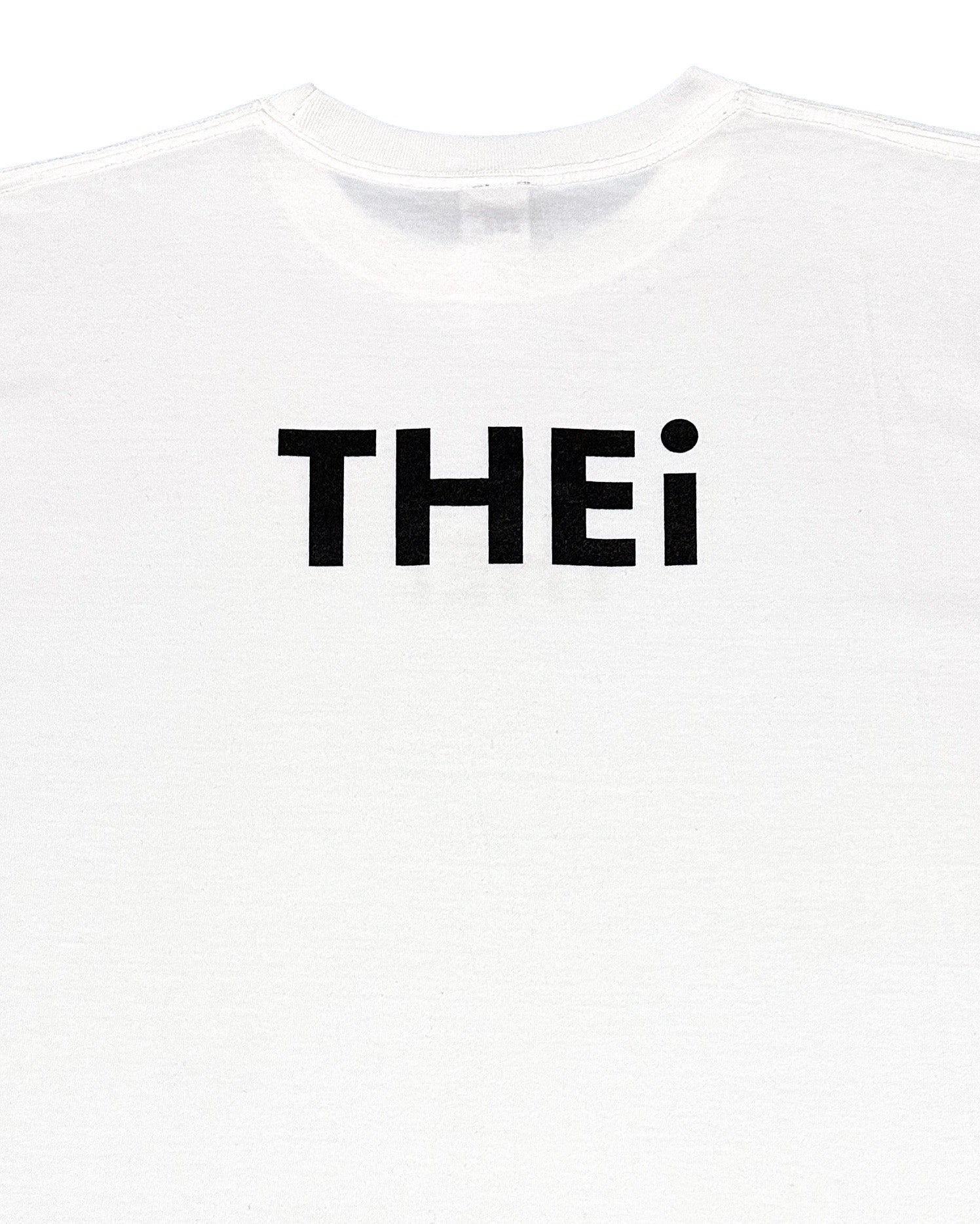 Basic Back Print Tee - White