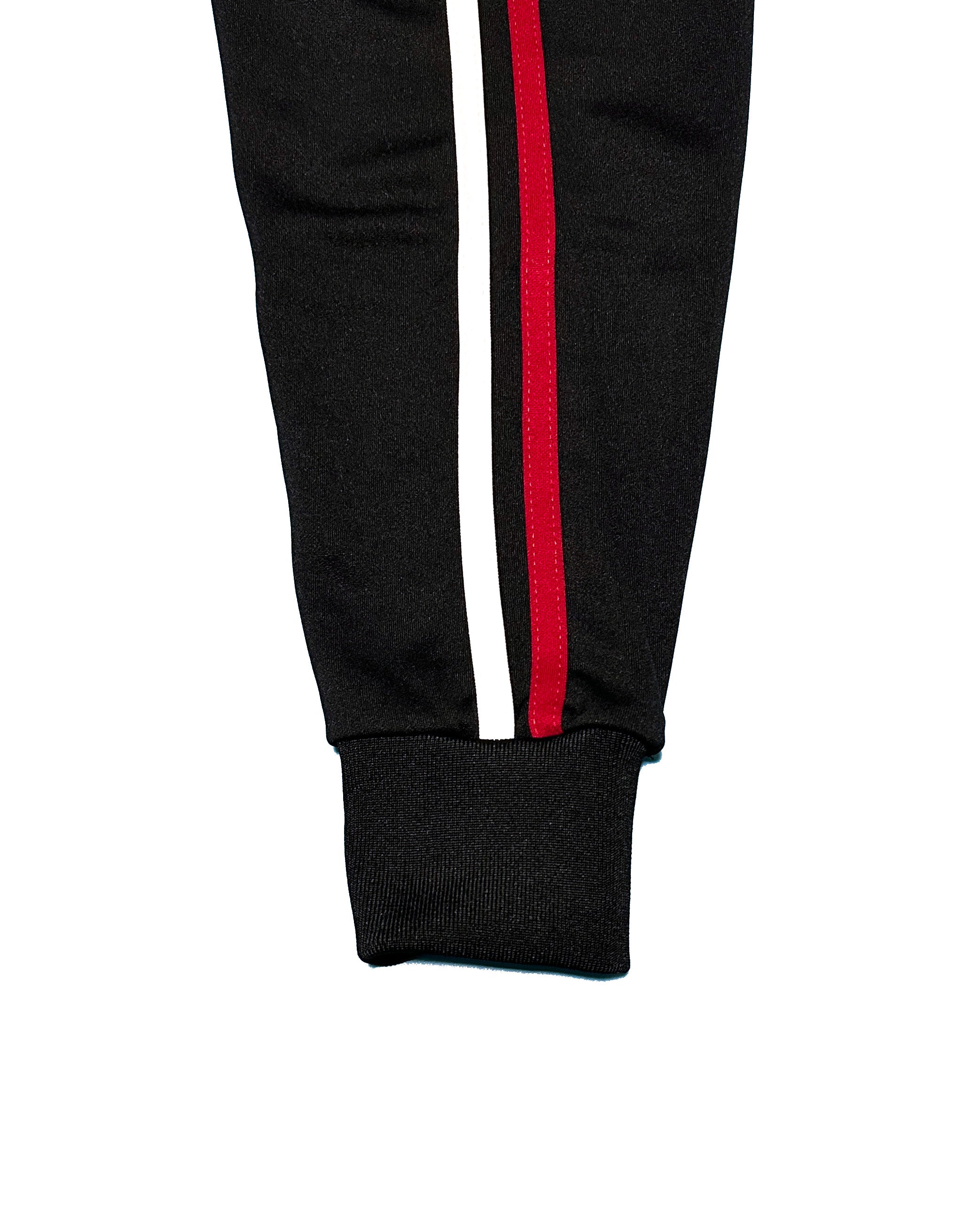 Basic One Point Track JKT & Pants Setup - Black / Red / White