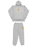 Smiley HW Sweat Hoodie & Pants Setup - Gray