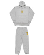 Smiley HW Sweat Hoodie & Pants Setup - Gray