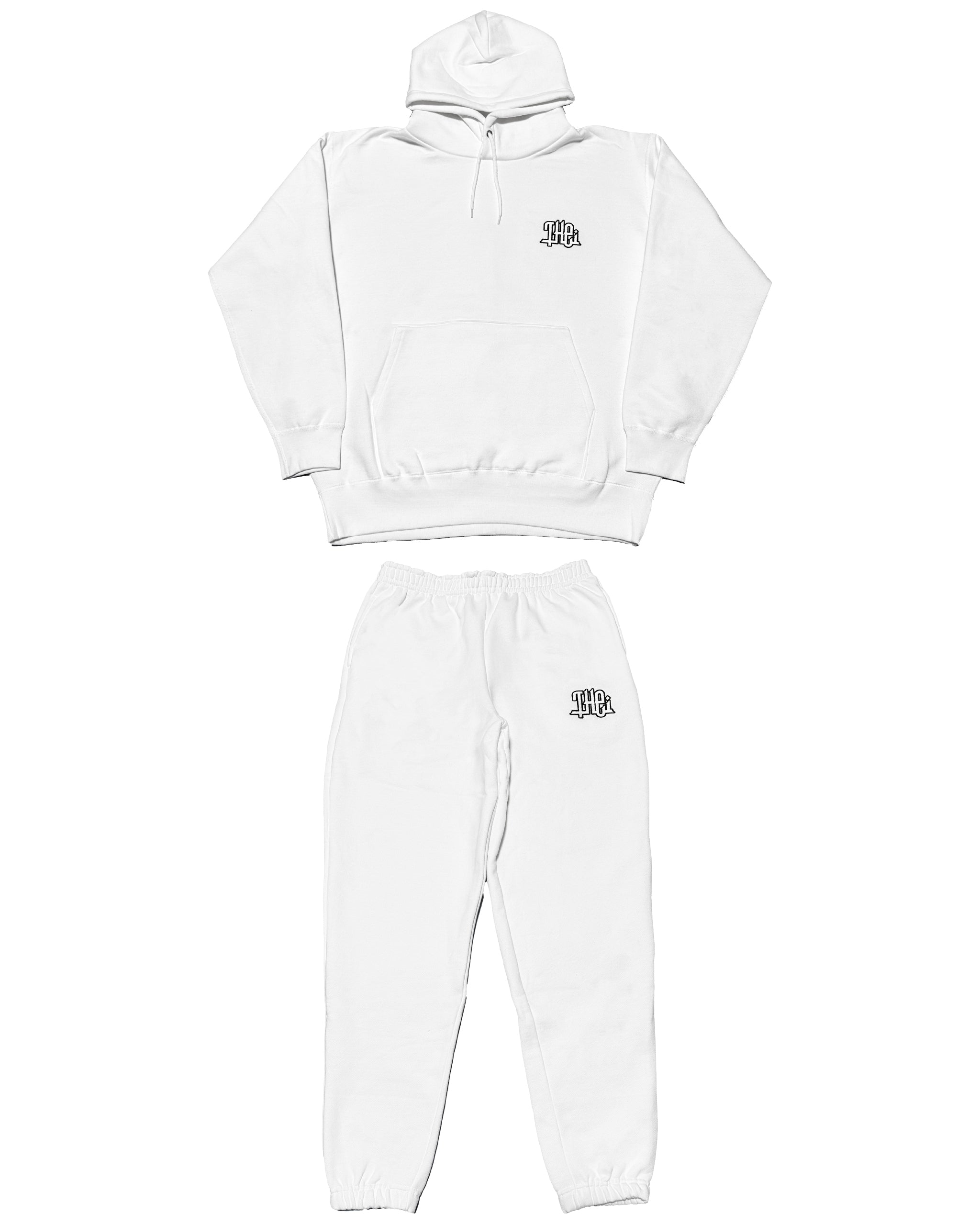 Arabic-Type2 HW Sweat Hoodie & Pants Setup - White