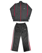 Basic One Point Track JKT & Pants Setup - Black / Red / White