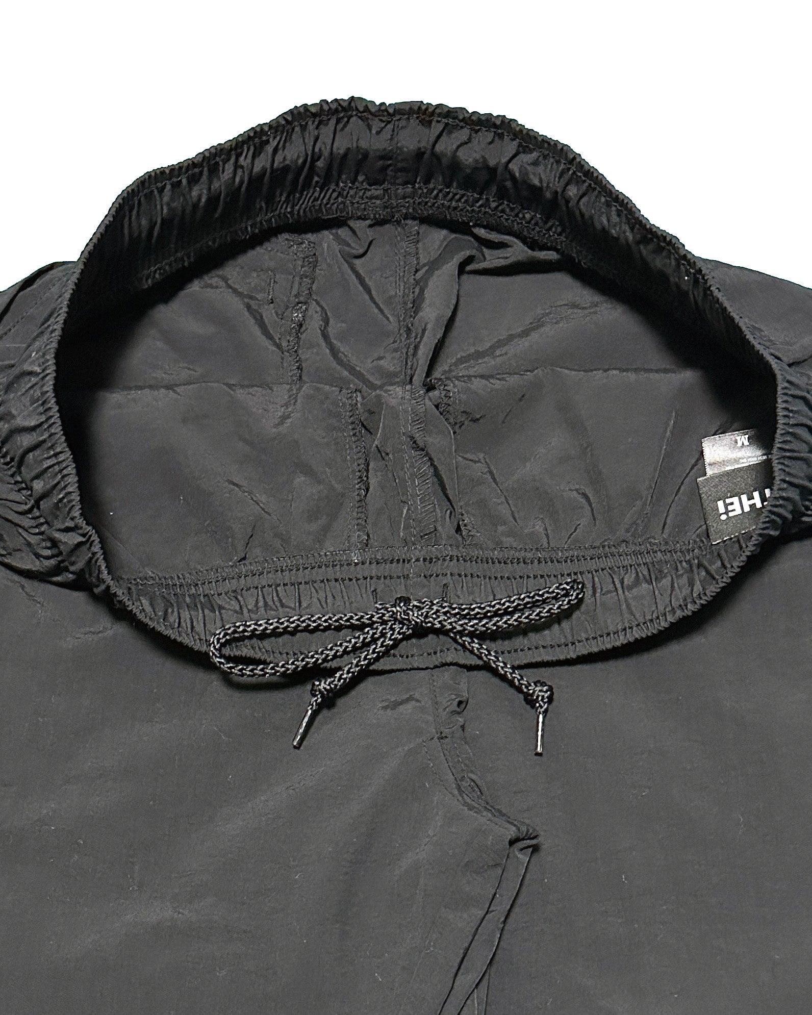 Basic One Point Nylon Track JKT & Pants Setup - Black