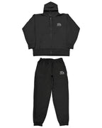 Arabic-Type2 HW Sweat Zip Hoodie & Pants Setup - Black