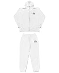 Arabic-Type2 HW Sweat Zip Hoodie & Pants Setup - White