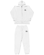 Arabic-Type2 HW Sweat Zip Hoodie & Pants Setup - White