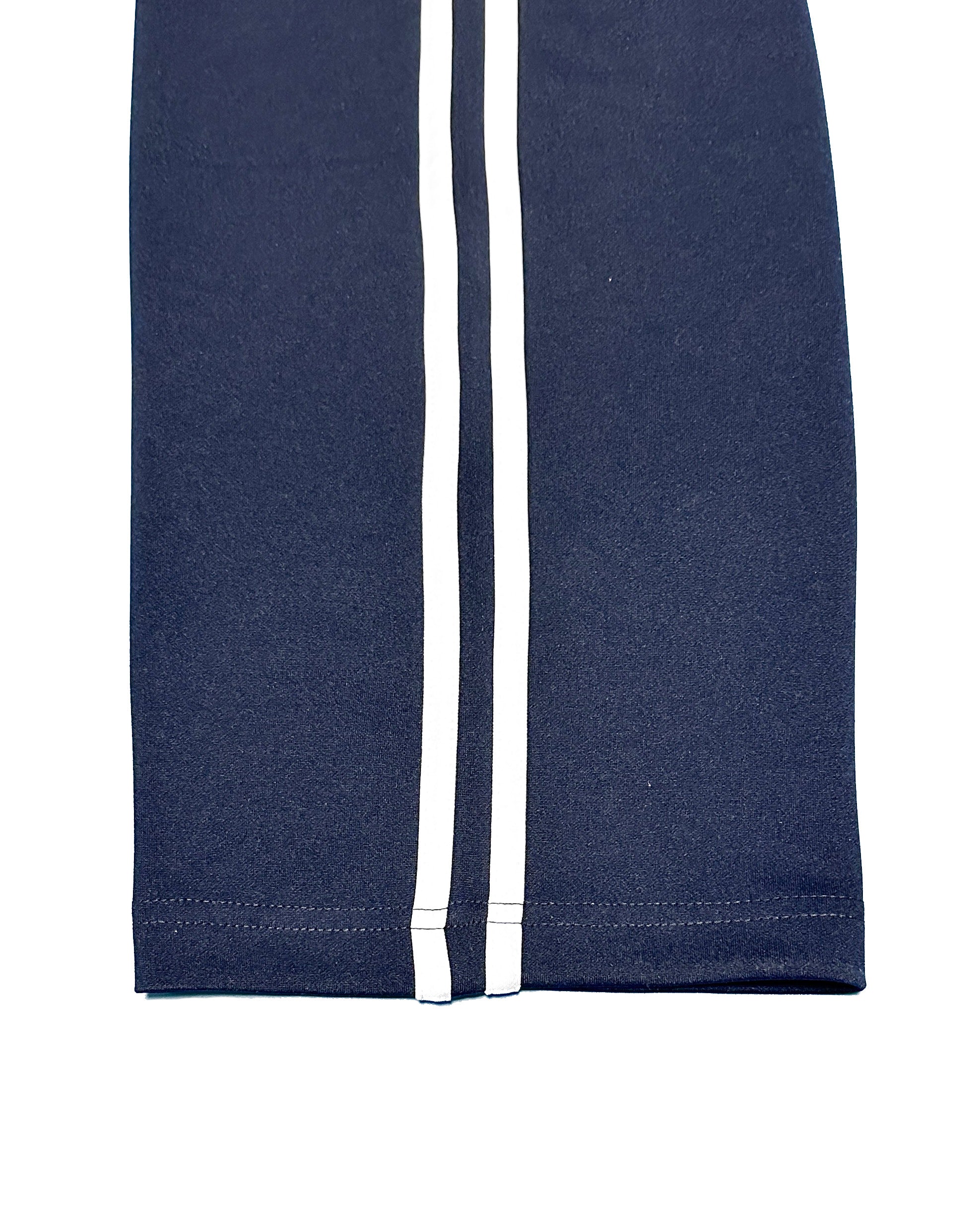 Basic One Point Track Pants - Navy / White