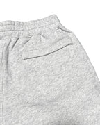 Basic One Point Relax Sweat Tee & Shorts Setup - Gray