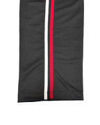 Basic One Point Track Pants - Black / Red / White