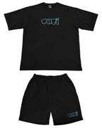 Bubble HW Tee & Shorts Setup - Black