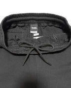 Smiley Relax Sweat Tee & Shorts Setup - Black