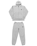 Arabic One Point HW Sweat Zip Hoodie & Pants Setup - Gray