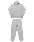 Box One Point HW Sweat Zip Hoodie & Pants Setup - Gray