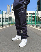 Box One Point HW Sweat Pants - Navy