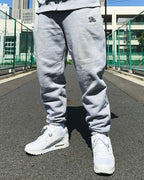 Arabic One Point HW Sweat Pants - Gray