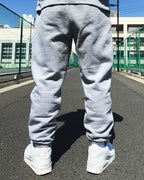 Arabic One Point HW Sweat Pants - Gray