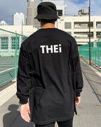 Basic Back Print L/S Tee - Black