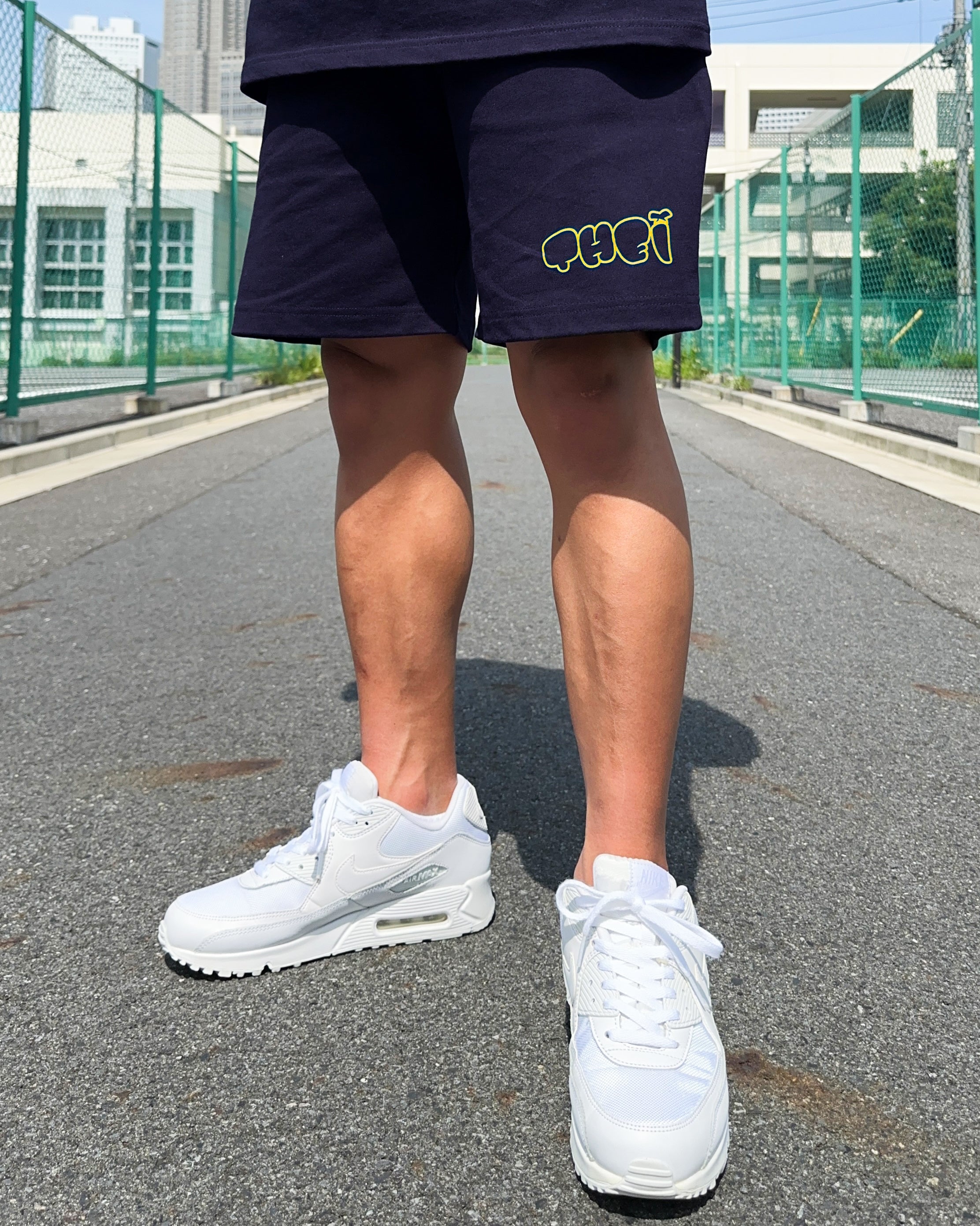 Bubble HW Tee & Shorts Setup - Navy